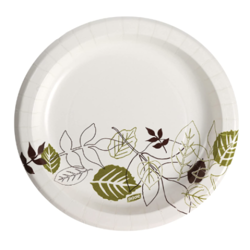 Dixie® Paper Plates, 8-1/2", Pathways Design, Pack Of 125 Plates