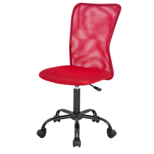 Jadon Mesh Drafting Chair Red