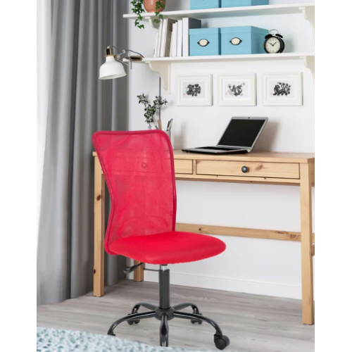 Jadon Mesh Drafting Chair Red