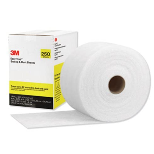 3M Easy Trap Duster - Sweep & Dust Sheets 1 Roll size 8 in x 125 ft 250 sheets 8in x 6 in