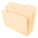 Pendaflex File Folders, Letter Size, 8-1/2" x 11", Classic Manila, 1/3-Cut Tabs in Left, Right, Center Positions, 100 Per Box 