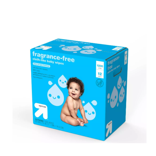 Fragrance-Free Baby Wipes - up & up™  pack of 12