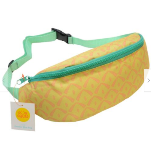 SUN SQUAD Cooler Hip Bag Fanny Pack 2-can Pineapple