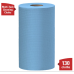 WypAll General Clean X60 Multi-Task Cleaning Cloths (35431), Small Roll, Blue, 130 Sheets / 1 Roll