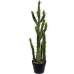 Vickerman Everyday 34" Indoor Artificial Green Cactus - Black Plastic Pot - Decorative Lifelike Cactus of Durable Polyester Greenery for Home Or Office - Maintenance Free