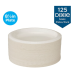 Dixie Basic Paper Plates - 8.50" Diameter Plate - Paper - Microwave Safe - White - 125 Piece