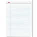 Office Depot® Brand Perforated Writing Pads, 8-1/2" x 14", Legal Ruled, 50 Sheets, White, Pack Of 4 Pads