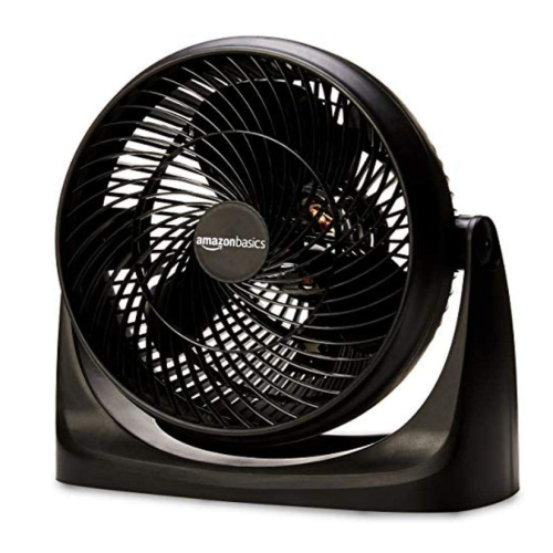 Amazon Basics 3 Speed Small Room Air Circulator Fan, 11-Inch Blade, Black