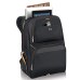 Solo New York Everyday Backpack with 17.3" Laptop Compartment, Black/Orange