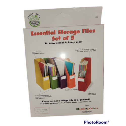 Essential storage files set of 5