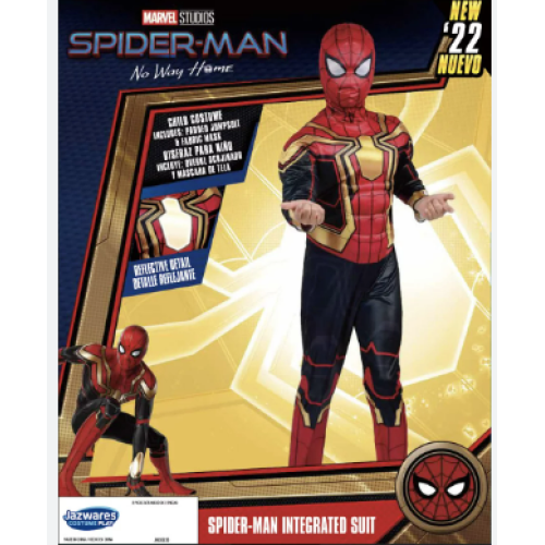 Marvel’s Halloween Spider-Man Integrated Suit Youth Costume -Medium