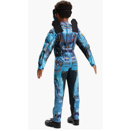 Pathfinder Costume for Kids, Official Deluxe Apex Legends Costume Jumpsuit with Mask and Armor size M (7-8)