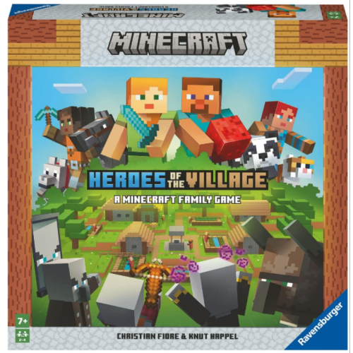 Ravensburger Minecraft Heroes of The Village Board Game for Kids Age 6 Years Up - 2 to 4 Players