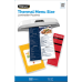 Fellowes® Thermal Laminating Pouches, Menu Size, 3 Mil, 11-1/2" x 17-1/2", Ultra-Clear, Pack Of 100 Pouches