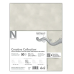 Creative Collection™ Metallic Specialty Card Stock, Letter Size (8 1/2" x 11"),  Silver, Pack Of 50 Sheets