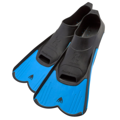 Cressi Short Full Foot Pocket Fins for Swimming or Training in the Pool and in the Sea - Light: made in Italy size 33-34