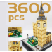 dOvOb Micro Blocks Big Ben Building Blocks Set (3600PCS) - World Famous Architectural Model Toys Gifts for Kid and Adult