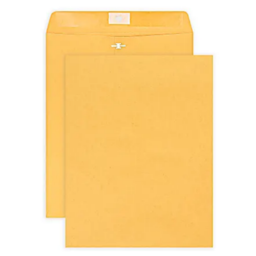 Office Depot® Brand 10" x 13" Manila Envelopes, Clasp Closure 100 count