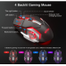 MFTEK RGB Rainbow Gaming Keyboard and Mouse Combo