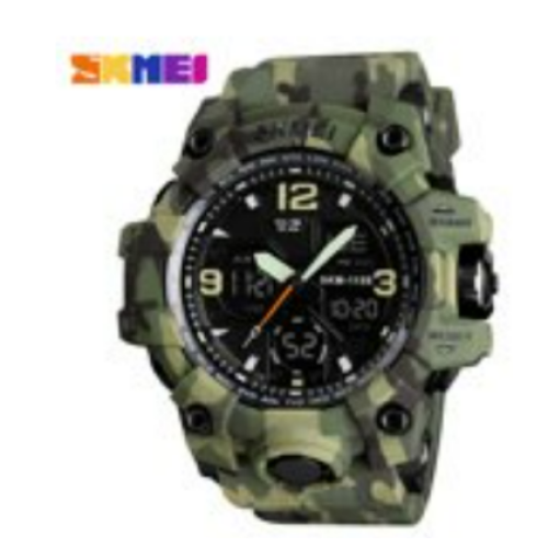 SKMEI 1155B Quartz Digital Electronic Men Watch Fashion Casual Outdoor Sports Male Wristwatch Dual Time Date Week Waterproof Luminous Multi functional Watches