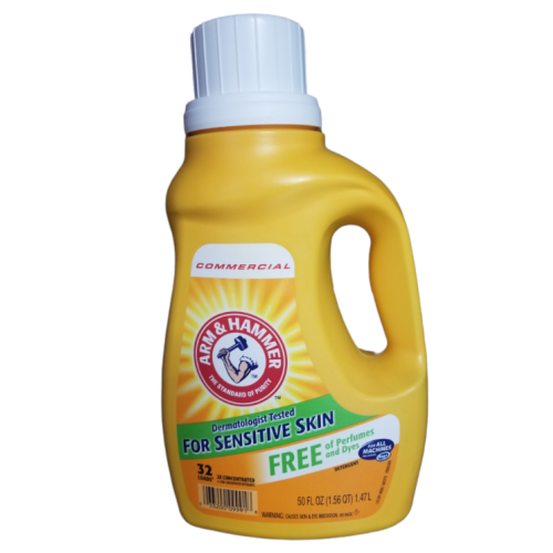 Arm & Hammer Liquid Perfume and Dye Free Dual He, 50 Fluid Ounce