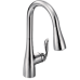 Moen Arbor Chrome One-Handle Pulldown Kitchen Faucet Featuring Power Boost and Reflex, 7594C