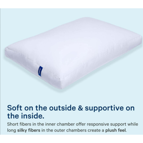 Casper Sleep Essential Pillow for Sleeping, Standard, White