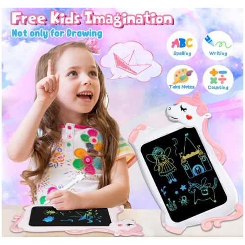 Unicorn Toy Gifts for Girls Boys - CHEERFUN LCD Writing Tablet for Kids|Toddler Travel Road Trip Essential Toy Gift for 3+4 5 6 7 8 Year Old | Reusable Doodle Draw Board | Learning Birthday Gift Girl