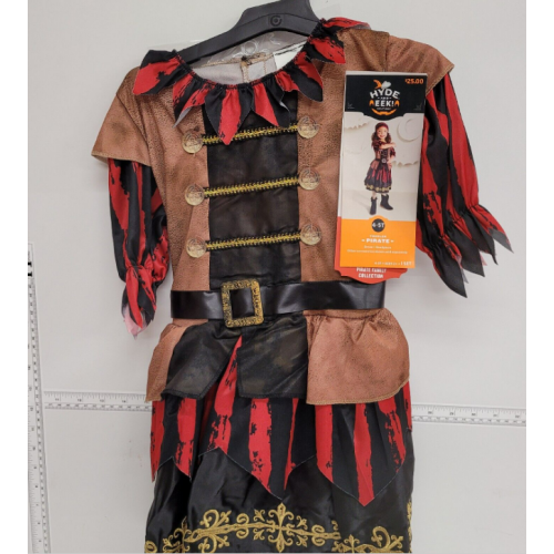 Girls kids Hyde and Eek PIRATE Halloween Costume Size M 