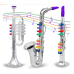 Set of 3 Kids Musical Instruments Toy Clarinet, Toy Saxophone and Toy Trumpet