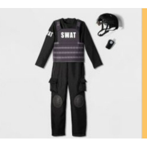 Kids SWAT Commander Costume Swat Team Costume for Boys