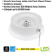 Spin Light 7 in. Closet Light LED Flush Mount with Pull Chain Hallway Lighting Stairway Lighting 830 Lumens