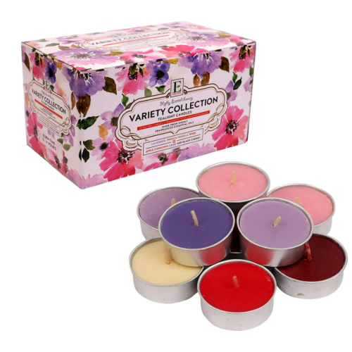 Exquizite Variety Collection Scented Tealight Candles Fragranced Essential Oils