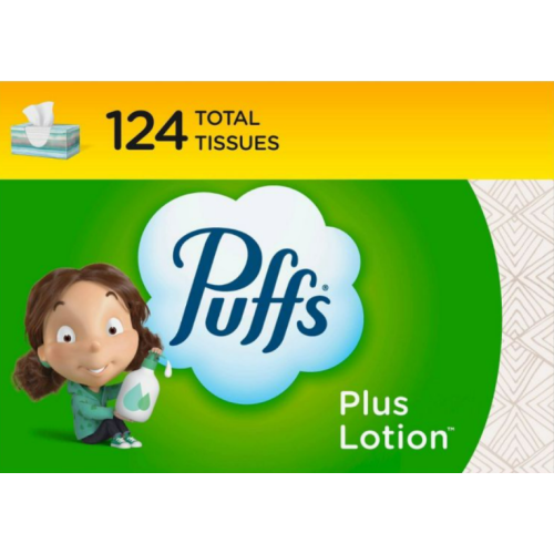 Puffs Plus Lotion Facial Tissue 2 boxes