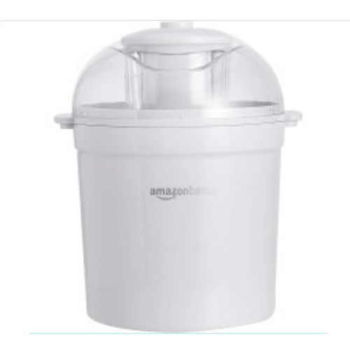 Amazon Basics 1.5 Quart Automatic Homemade Ice Cream Maker 