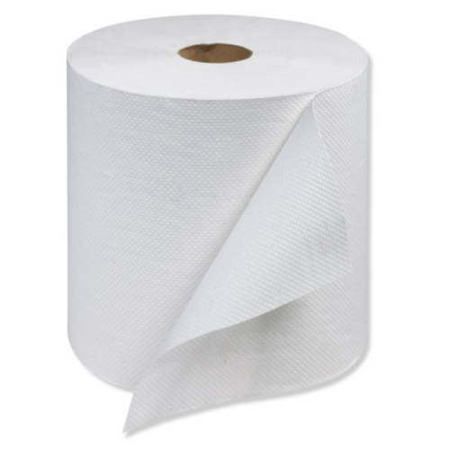 Tork Universal Hand Towel Roll, 7.88" x 800 ft, White, 2 Rolls