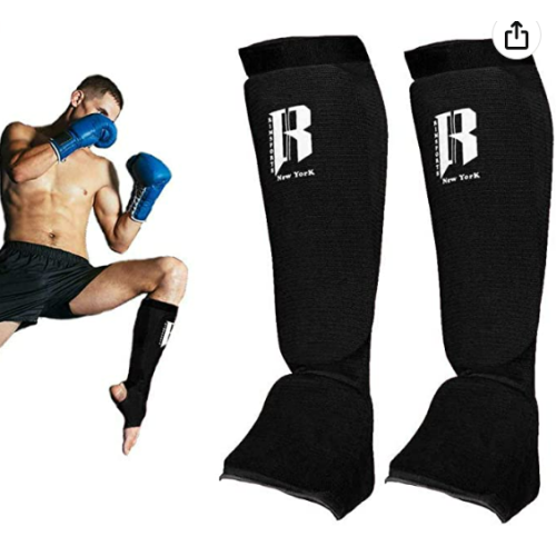 RIMSports Muay Thai Shin Guards Kickboxing Premium MMA Shin Guards 