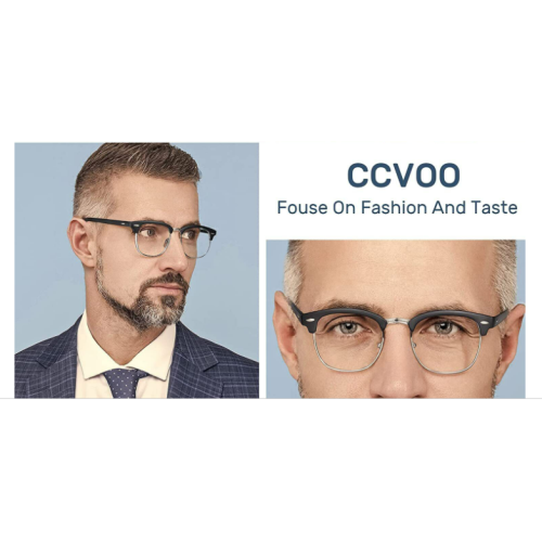 CCVOO 3 Pack Reading Glasses Blue Light Blocking +2.0