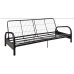 DHP Vermont Metal Futon Frame, Classic Design, Full Sized - Black