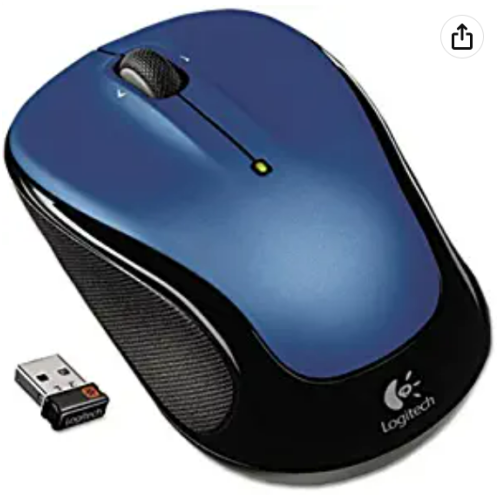 Logitech Compact Wireless Mouse Blue