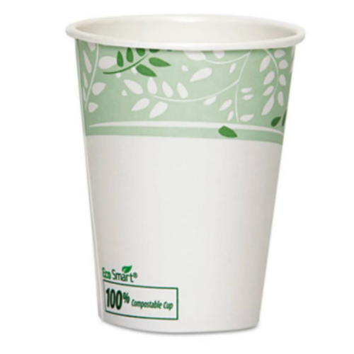 Dixie EcoSmart Hot Paper Cups, 8 oz- 2 x 50 pack