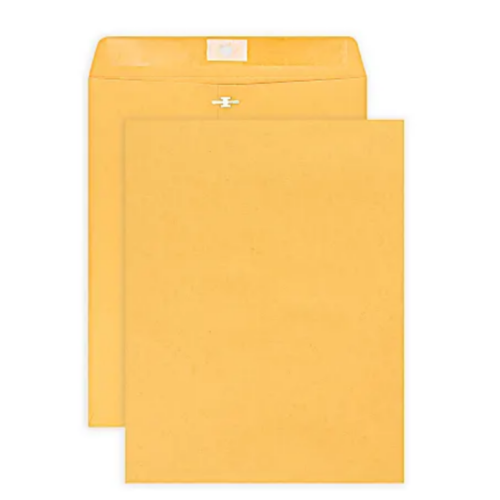 Office Depot® Brand 10" x 13" Manila Envelopes, Clasp Closure 100 count