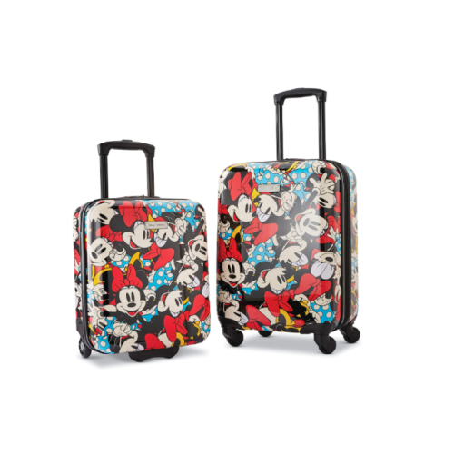 American Tourister Disney Hardside Luggage with Spinners, Minnie Mouse 2, 2-Piece Set (18/20)