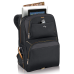 Solo New York Everyday Backpack with 17.3" Laptop Compartment, Black/Orange