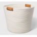 Decorative Coiled Rope Basket White - Brightroom™