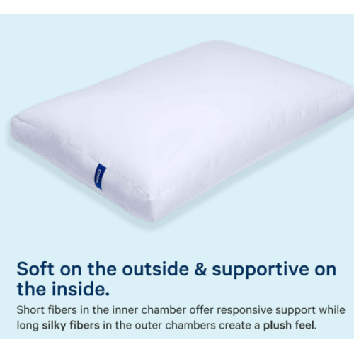 Casper Sleep Essential Pillow for Sleeping, Standard, White