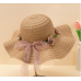 Wavy Brim Straw Hat