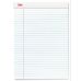 Office Depot® Brand Perforated Writing Pads, 8-1/2" x 14", Legal Ruled, 50 Sheets, White, Pack Of 4 Pads