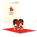 Disney's Mickey & Minnie Everything is Better with You Pop-Up Card pack of 2