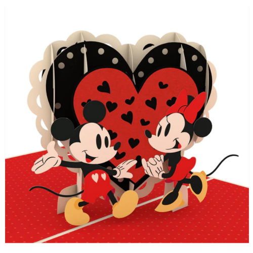 Disney's Mickey & Minnie Everything is Better with You Pop-Up Card pack of 2